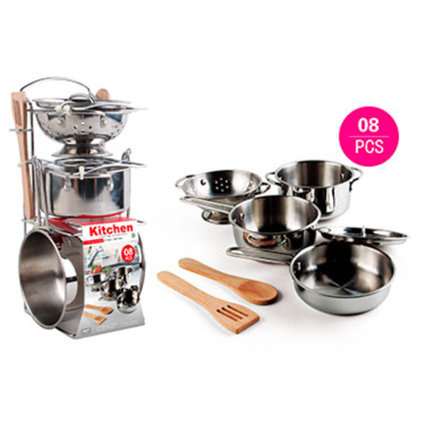 SET DE COCINA 8 PZAS                              