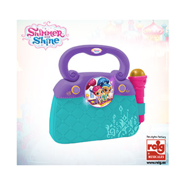 Bolso con micro, luces, ritmos Shimmer and Shine  