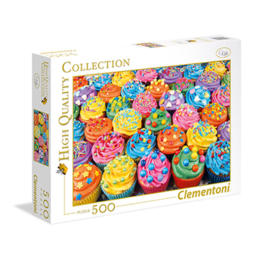 500 Colorful Cupcakes                             