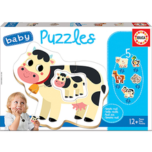 BABY PUZZLES ANIMALES GRANJA                      