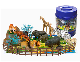 CUBO ANIMALES SALVAJES                            