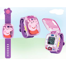 RELOJ PEPPA PIG MORADO                            