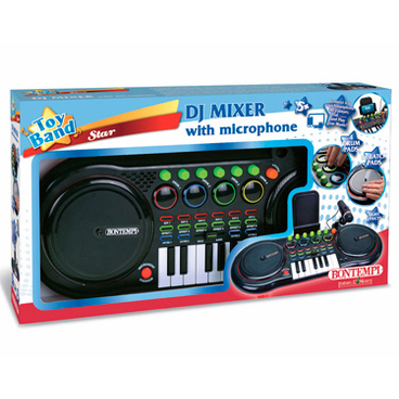 DJ MIXER CON MICROFONO                            