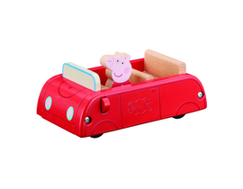 COCHE DE MADERA PEPPA PIG                         