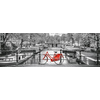 1000 Àmsterdam bicicleta panorama.                