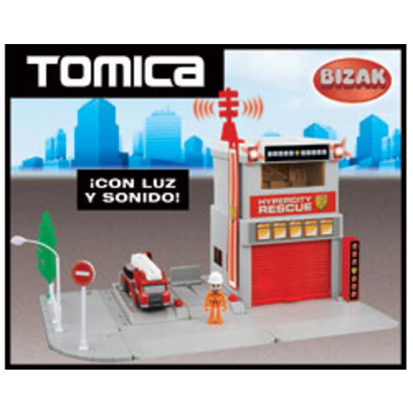 TOMICA-HYPER CITY RESCUE ESTACIÓN BOMBEROS tomica3