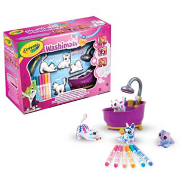 WASHIMALS NUEVA BAÑERA Y 4 MASCOTAS               