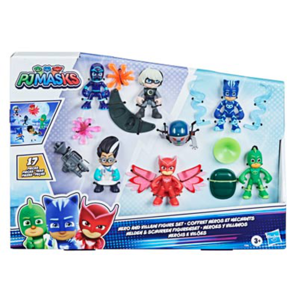 PJ MASK PACK 6 HEORES Y VILLANOS                  