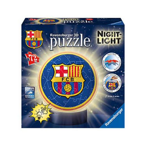 3D Puzzleball Lámpara F.C.Barcelona               