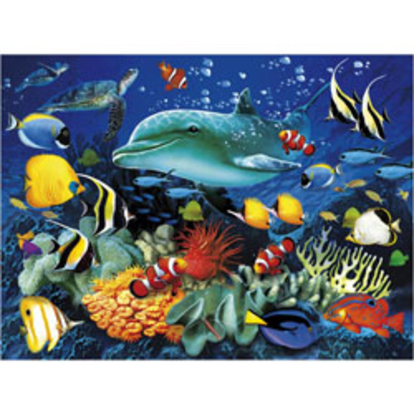 1000 MAGIC 3D EFFECT-DOLPHIN REEF                 