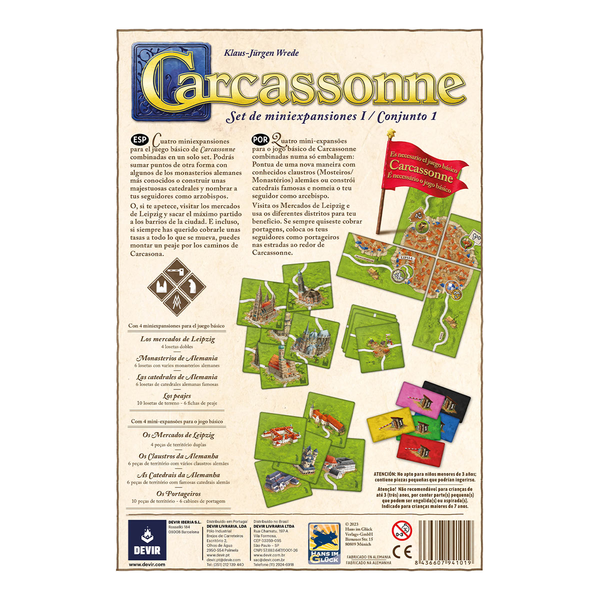 CARCASSONNE EXPANSIONES REUNIDAS                  