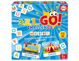 3,2,1, GO CHALLENGE WORDS                         