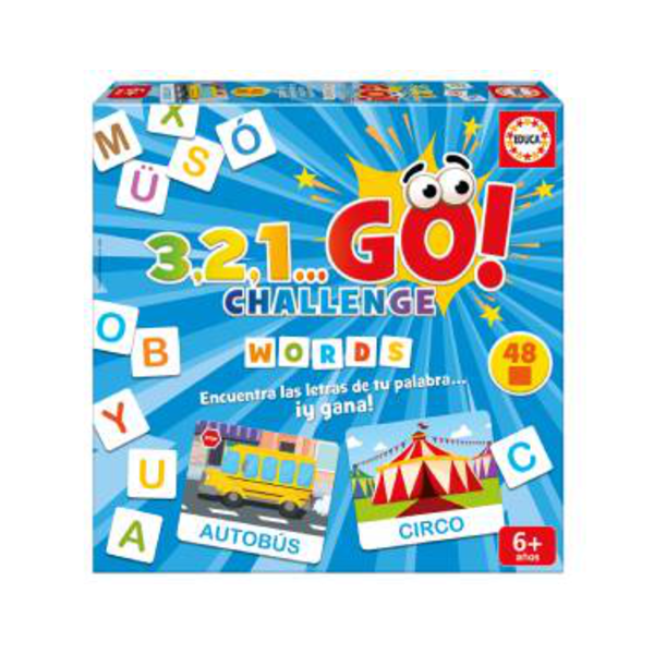 3,2,1, GO CHALLENGE WORDS                         