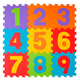 PUZZLE FOAM 90 X 90 NUMEROS                       