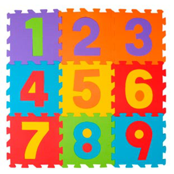 PUZZLE FOAM 90 X 90 NUMEROS                       