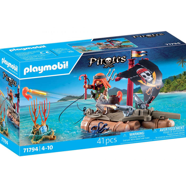 BOTE PIRATA CON TESORO                            