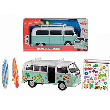 Caravana Surfera Wolksvagen 32 cm con stickers    