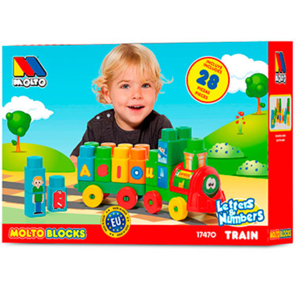 TREN DE BLOQUES 28 Pzas                           