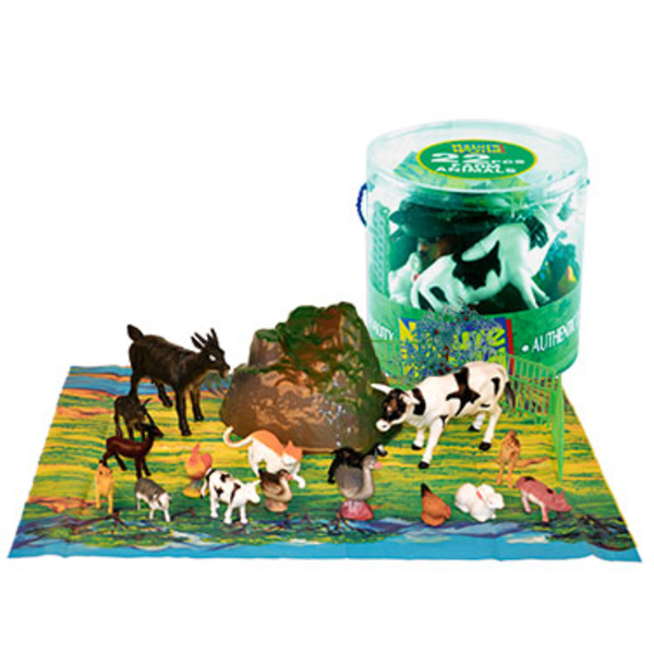 ANIMALES DE GRANJA 22 PZS 2 SURT.                 