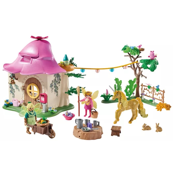 ACOGEDORA CASA DE HADAS CON UNICORNIO             