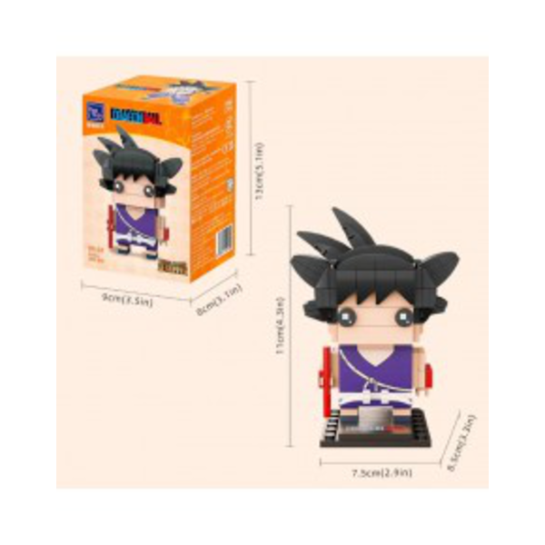 GOKU SET CONSTRUCCION 11 CM DRAGON BALL           
